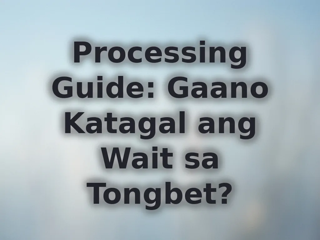 Processing Guide
